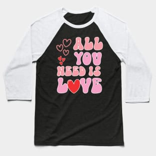 All You Need is Love Packers Baseball T-Shirt